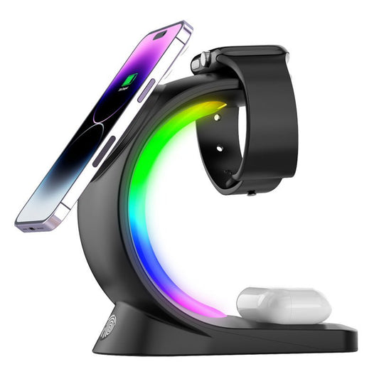 NordicCharge RGB 4-in-1 Magnetic Wireless Charger