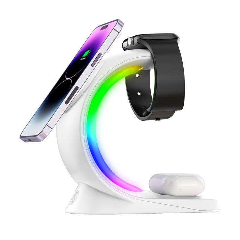 NordicCharge RGB 4-in-1 Magnetic Wireless Charger