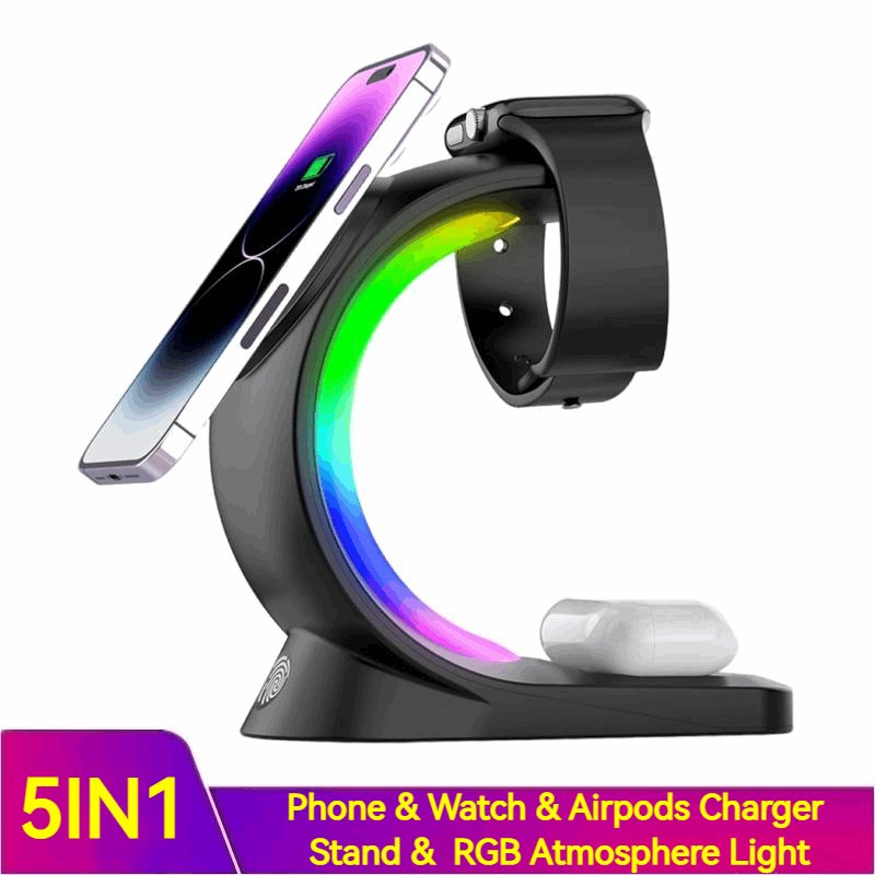 NordicCharge RGB 4-in-1 Magnetic Wireless Charger